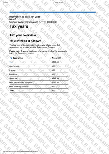 HMRC Tax Overview