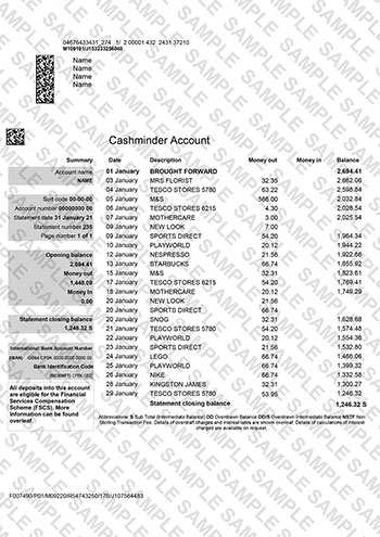 The Co-operative Bank Statement