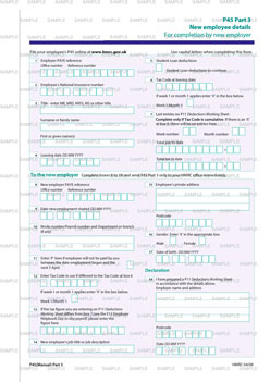 HMRC P45 Part 3