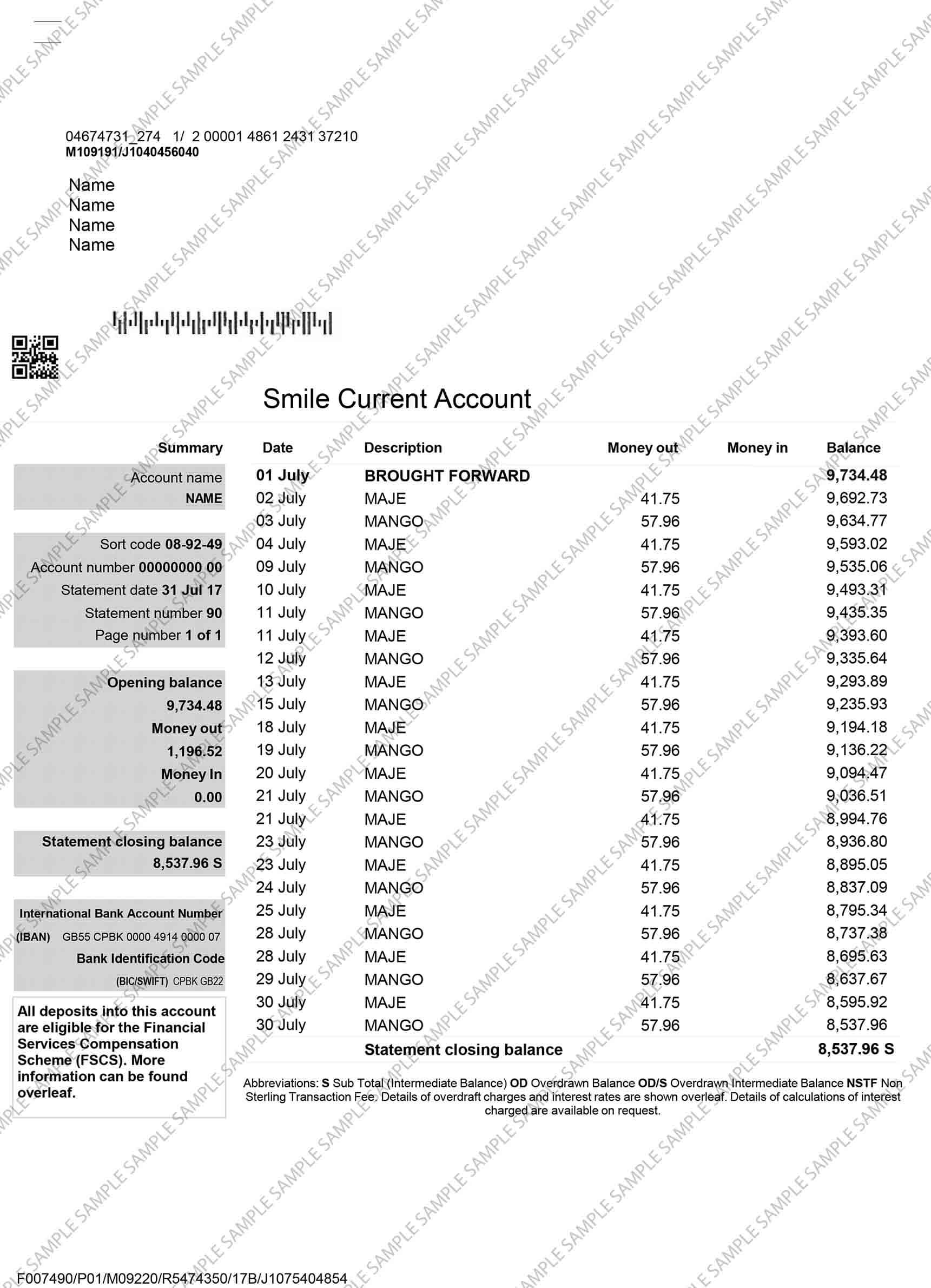 slip rbs pay Online  Sample ReplaceYourDoc.com Documents